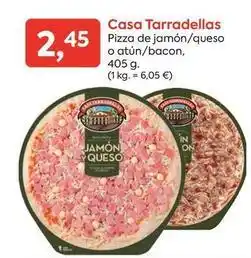 Suma Supermercados Casa tarradellas - pizza de jamon oferta