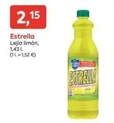 Suma Supermercados Estrella - lejía limón oferta