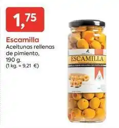 Suma Supermercados Escamilla - aceitunas rellenas de pimiento oferta