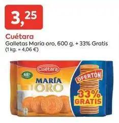Suma Supermercados Cuétara - galletas maria oro oferta