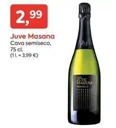 Suma Supermercados Juvé masana - cava semiseco oferta