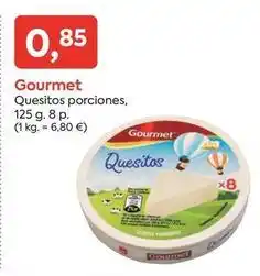 Suma Supermercados Gourmet - quesitos porciones oferta