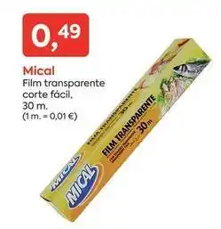 Suma Supermercados Mical - film transparente corte fácil oferta