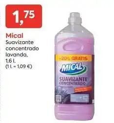 Suma Supermercados Mical - suavizante concentrado lavanda oferta
