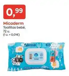 Suma Supermercados Micaderm - toallitas bebé oferta