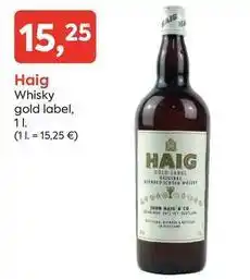 Suma Supermercados Haig - whisky gold label oferta