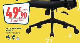 Bureau Vallée Silla prix mini negra oferta