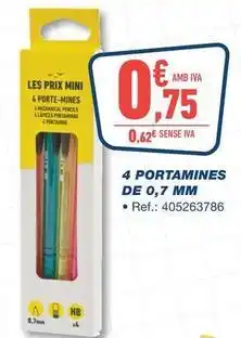 Bureau Vallée 4 portamines de 0,7 mm oferta