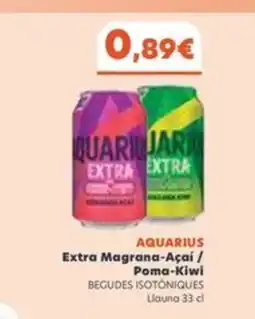 Plusfresc AQUARIUS Extra Magrana-Açaí / Poma-Kiwi oferta