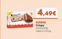 Plusfresc KINDER Crispy Xocolates oferta