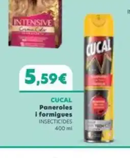Plusfresc CUCAL Paneroles i formigues oferta