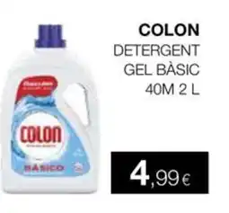 Plusfresc COLON Detergent gel bàsic 40m oferta
