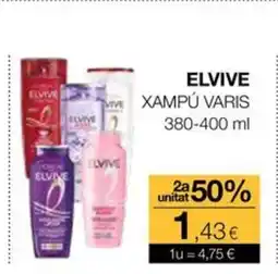 Plusfresc ELVIVE Xampú varis oferta