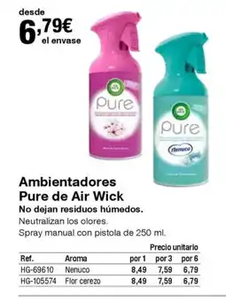 Staples Kalamazoo AIR WICK Ambientadores Pure oferta