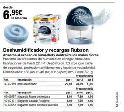 Staples Kalamazoo RUBSON Deshumidificador y recargas oferta