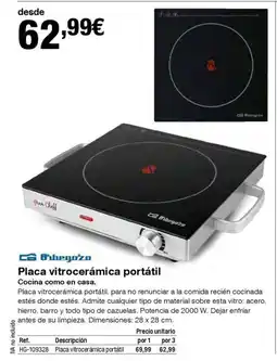 Staples Kalamazoo ORBEGOZO Placa vitrocerámica portátil oferta