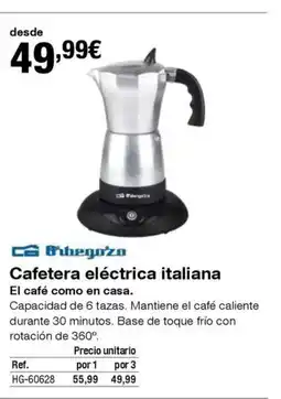 Staples Kalamazoo ORBEGOZO Cafetera eléctrica italiana oferta