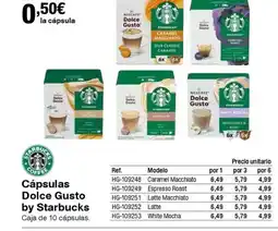 Staples Kalamazoo Cápsulas Dolce Gusto by Starbucks oferta