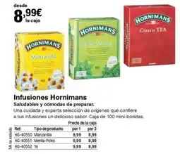 Staples Kalamazoo HORNIMANS Infusiones oferta