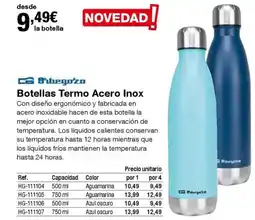 Staples Kalamazoo ORBEGOZO Botellas Termo Acero Inox oferta