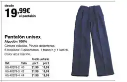 Staples Kalamazoo Pantalón unisex oferta