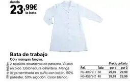 Staples Kalamazoo Bata de trabajo oferta