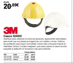 Staples Kalamazoo 3M Casco G3000 oferta