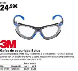 Staples Kalamazoo 3M Gafas de seguridad Solus oferta