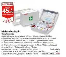 Staples Kalamazoo Maleta botiquín oferta