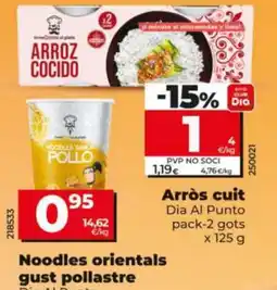 Maxi Dia DIA AL PUNTO Arròs cuit oferta