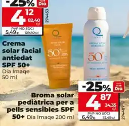 Maxi Dia DIA IMAQE Broma solar pediàtrica per a pells sensibles SPF 50+ oferta