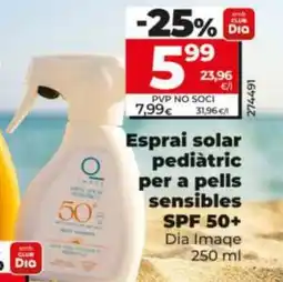 Maxi Dia DIA IMAQE Esprai solar pediàtric per a pells sensibles SPF 50+ oferta
