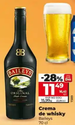 Maxi Dia BAILEYS Crema de whisky oferta