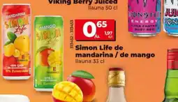 Maxi Dia SIMON LIFE de mandarina / de mango oferta