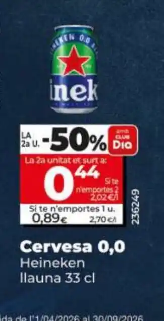 HEINEKEN Cervesa 0,0
