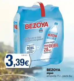 Keisy BEZOYA aigua oferta