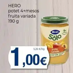 Keisy HERO potet 4+mesos fruita variada oferta