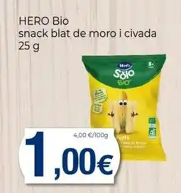 Keisy HERO Bio snack blat de moro i civada oferta