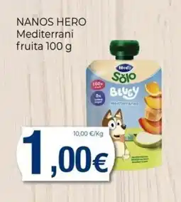 Keisy NANOS HERO Mediterrani fruita oferta