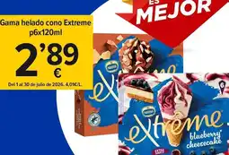 Cash Fresh Extreme - helado cono oferta
