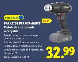 Lidl Parkside performance - pistola de aire caliente recargable oferta