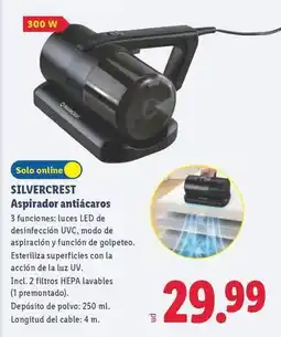 Lidl Silvercrest - aspirador antiacaros oferta
