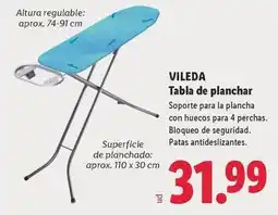 Lidl Vileda - tabla de planchar oferta