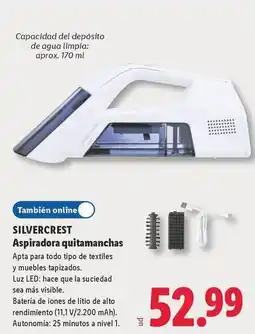 Lidl Silvercrest - aspiradora quitamanchas oferta