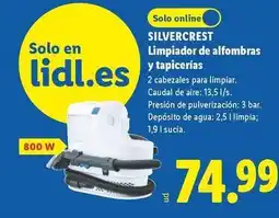Lidl Silvercrest - limpiador de alfombras y tapicerías oferta