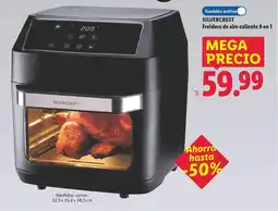 Lidl Silvercrest - freidora de aire caliente 9 en 1 oferta