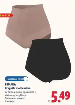 Lidl Esmara - braguita moldeadora oferta
