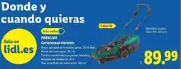 Lidl Parkside - cortacésped eléctrico oferta