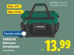 Lidl Parkside - bolsa para herramientas oferta