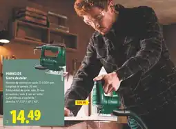 Lidl Parkside - sierra de calar oferta